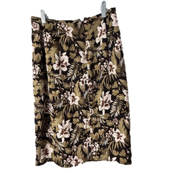 22 SKIRT By Morgan Taylor 100% Silk Outer Lining Polyester - Picture 4 of 4